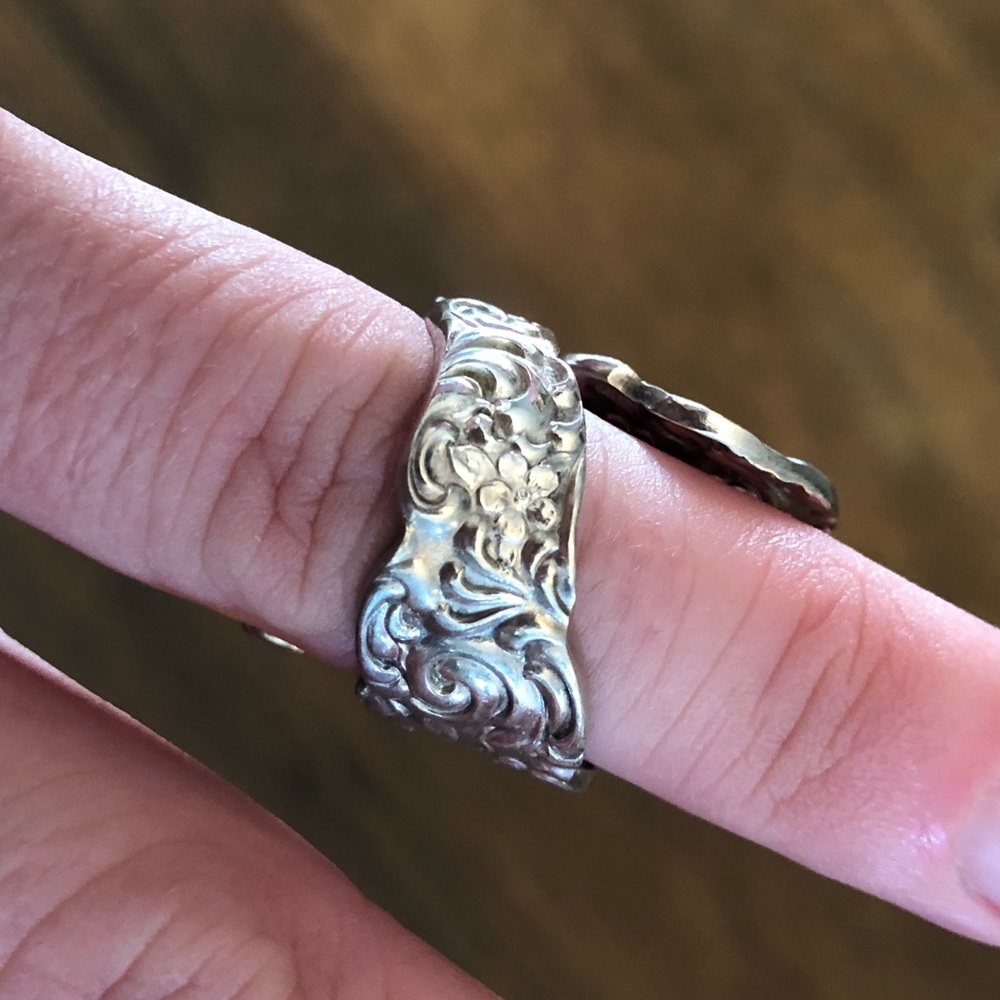 Silver Spoon Ring - image 6